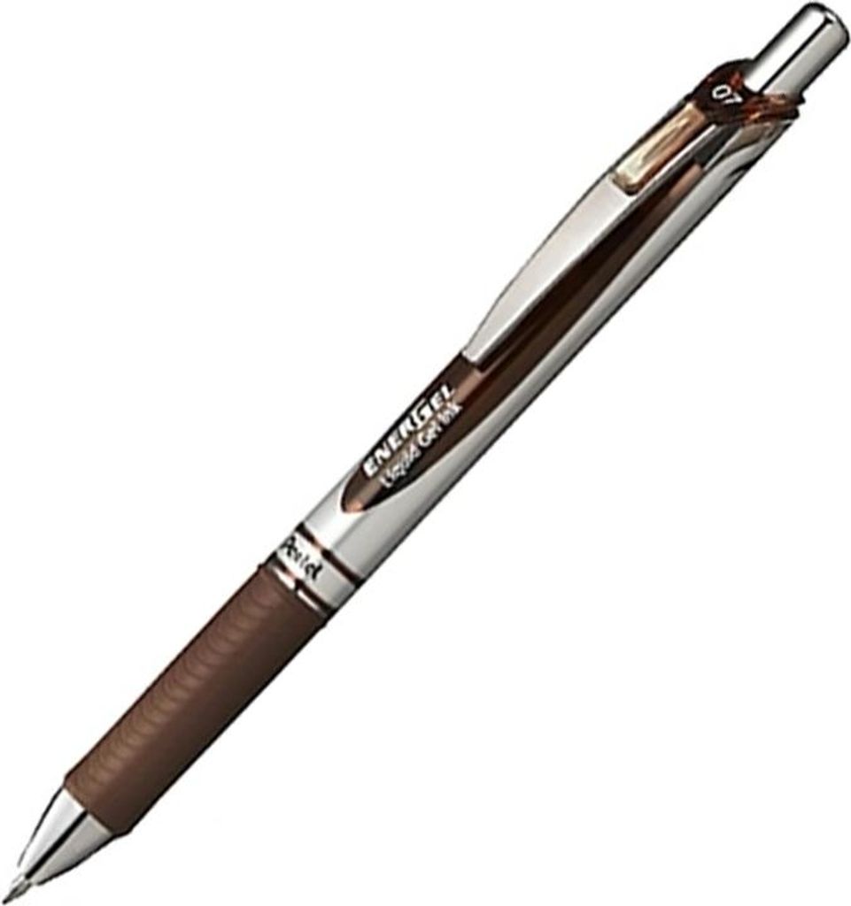 Pentel EnerGel Xm, Zasouvací gelové pero, Hnědá, Hnědá, Obrázek produktu 