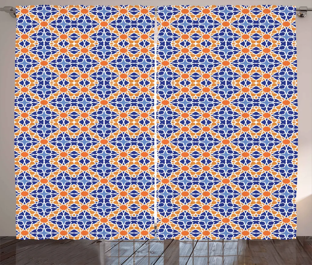 Tende Boho Chic ABAKUHAUS Multicolor 280x175 - Arredamento Etnico