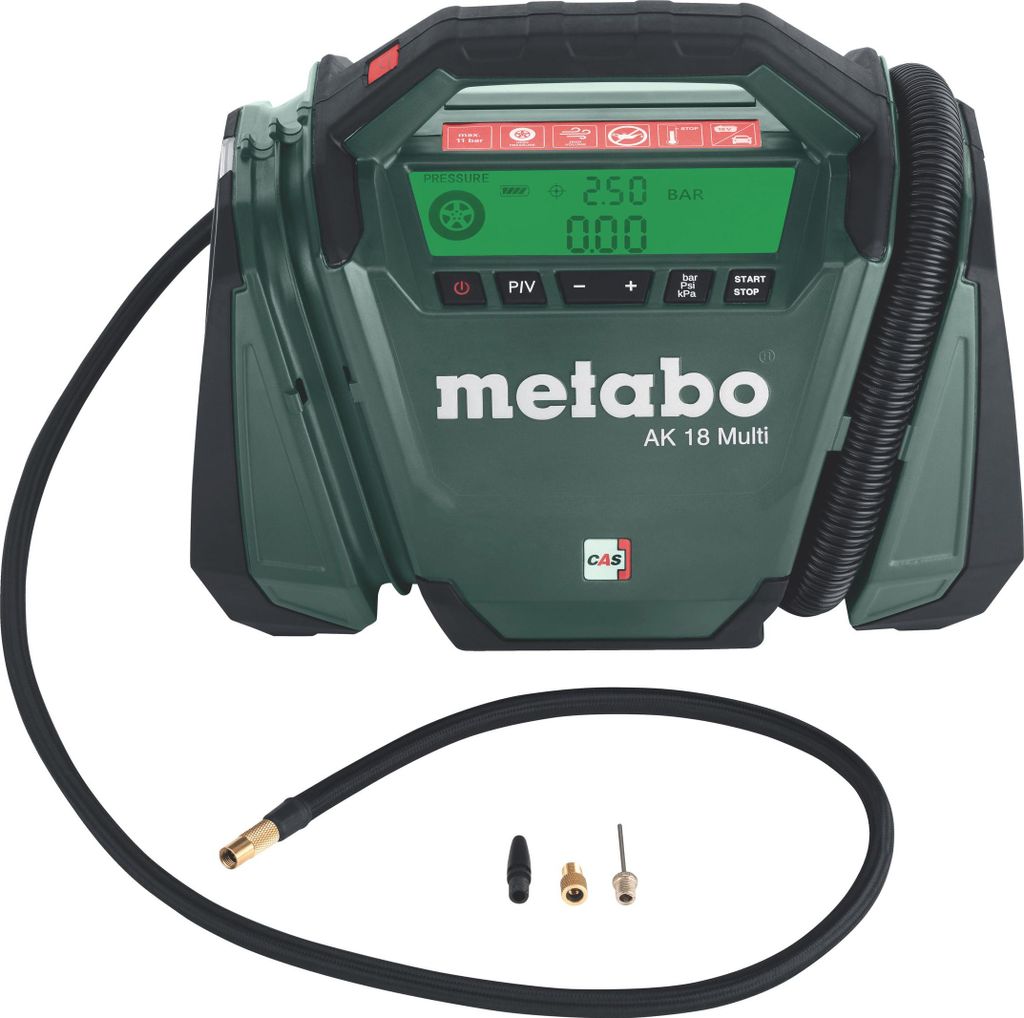 Metabo AK 18 Multi Akku-Kompressor 18V x Li-Power / LiHD- Ladegerät 600794850