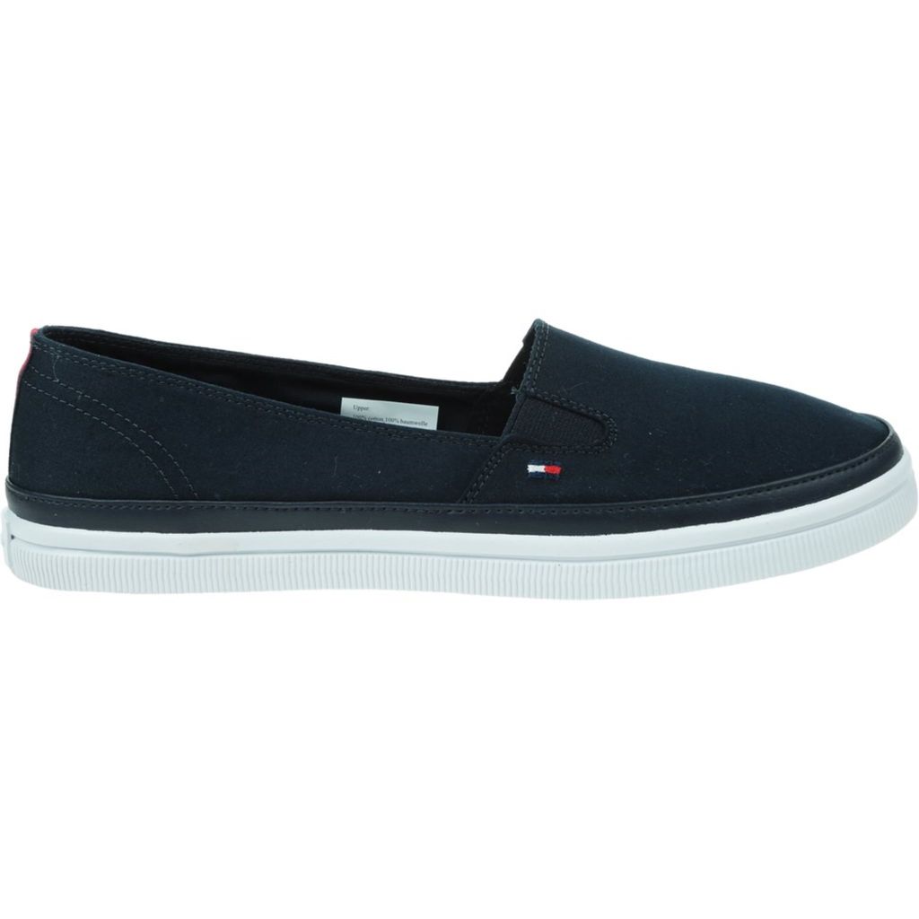 Tommy Hilfiger slip on kesha Damenschuhe Leinenschuhe Blau Produktbild 