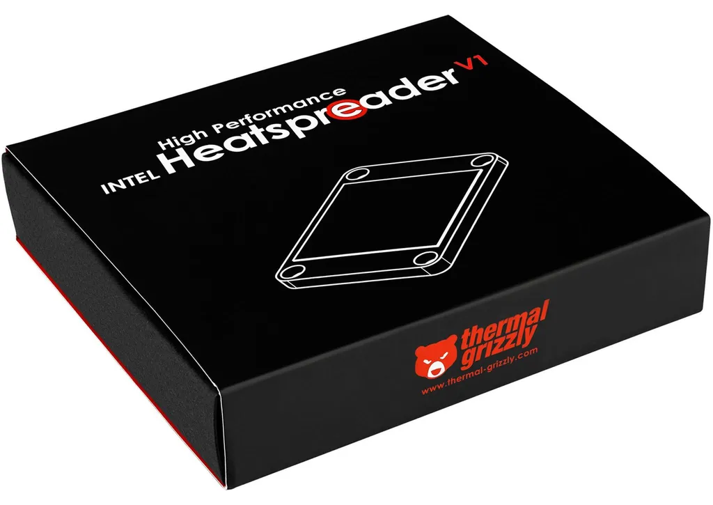 IHS Intel High Performance Heatspreader V1 en Cuivre Nickelé Argent