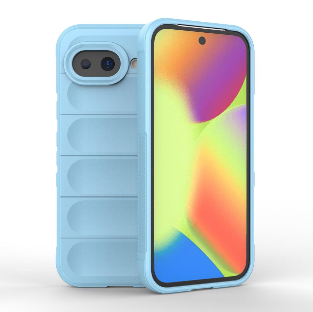 Hülle für Google Pixel 10A Handyhülle Back Cover Bumper TPU Silikon Case Hellblau