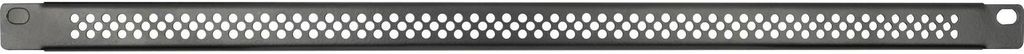 Showgear 19 Inch Ventilation Panel Black 2 mm starke Metallplatte - schwarz