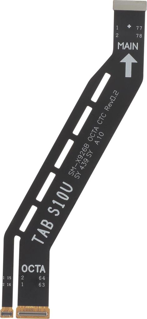Clappio, Motherboard Flexkabel Samsung Galaxy Tab S10 Ultra, Schwarz