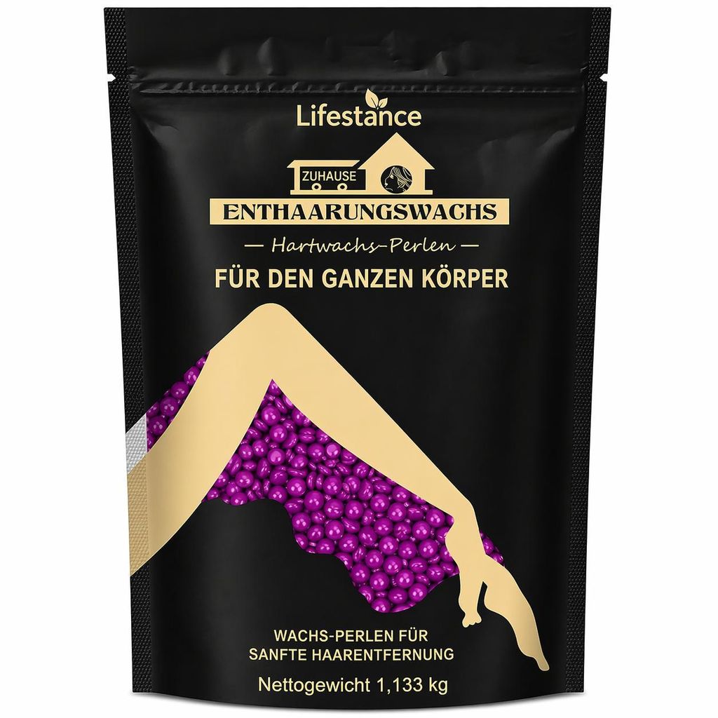 Lifestance 1133g Waxing Perlen Formuliert für Anfänger, Produktbild 