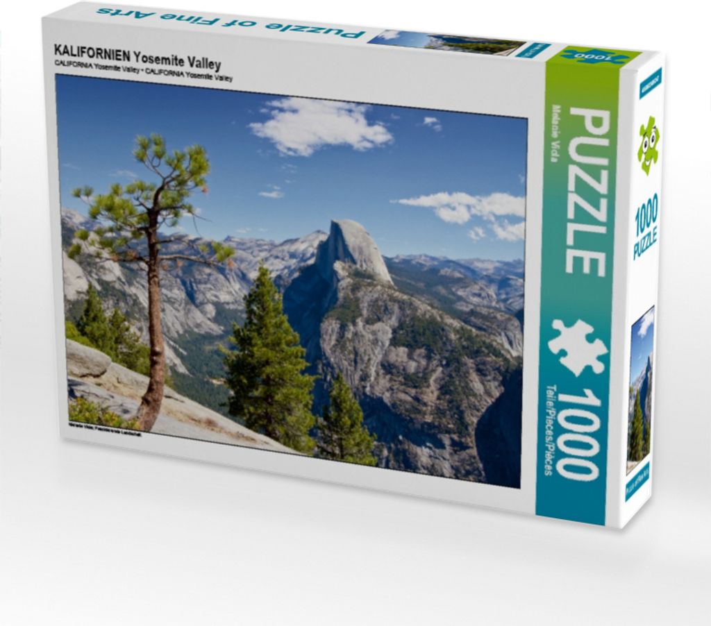 Calvendo KALIFORNIEN Yosemite Valley 1000 Teile Puzzle quer 640x480mm, Viola Melanie; 7326141