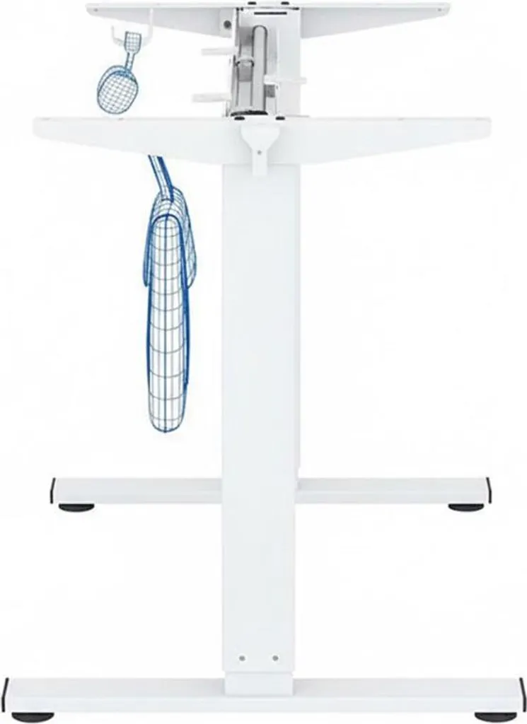 Structure de bureau motorisée blanche avec hauteur ajustable EG1W - 2