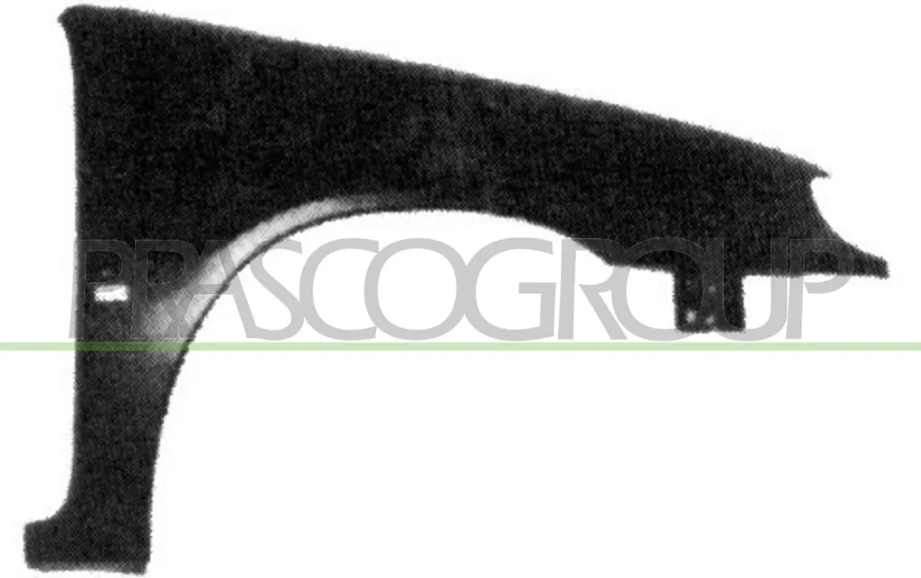 Aile droite PRASCO CI0223003 en acier pour Saxo - Qualité OE 7841J0