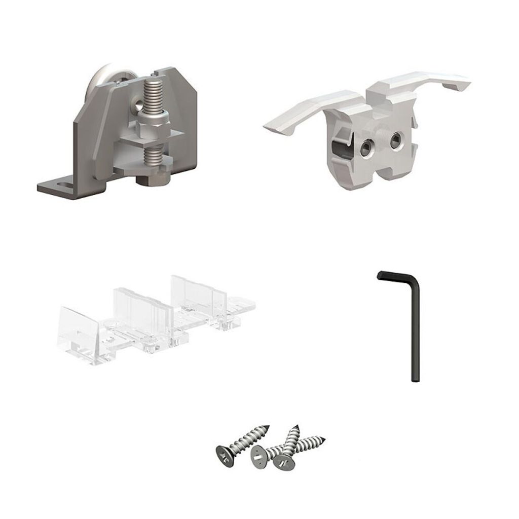 Ergänzungsset für 1 Tür, 30 kg, Schiebetürbeschlag SLID'UP 180