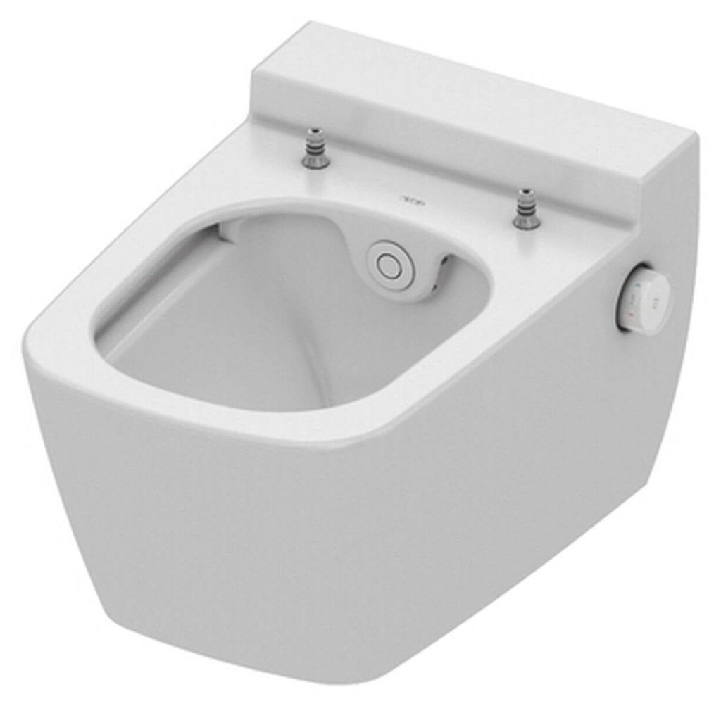 Tece Wand-WC Teceone mit Duschfunktion Weiß Spülrandlos