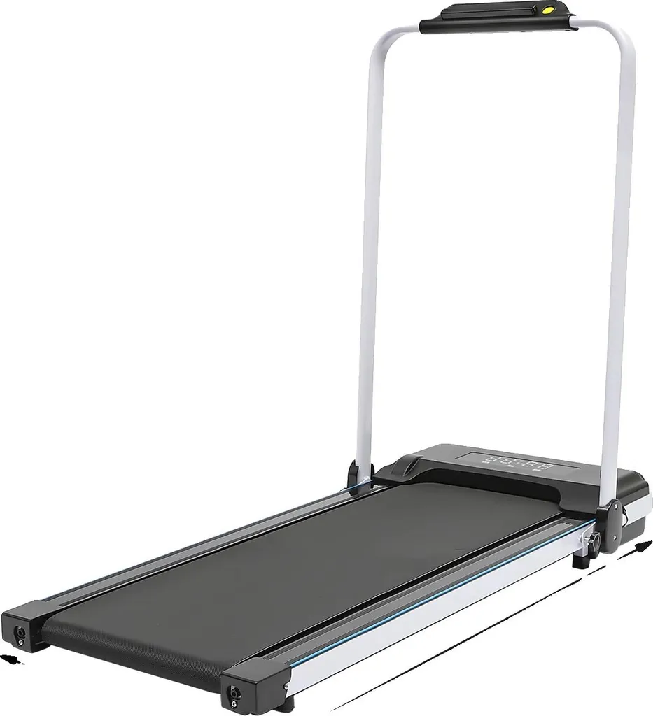Tapis de course électrique pliable silencieux noir haute performance
