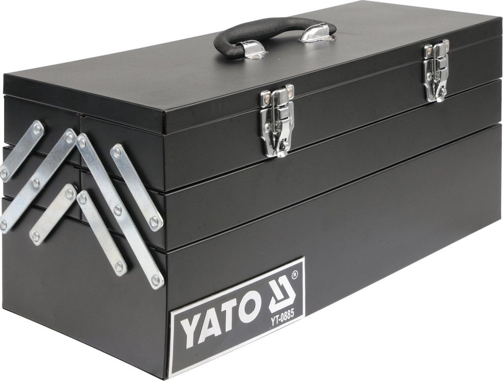 Box na nářadí, kufr na nářadí kovový 460x200x225mm Obrázek produktu 