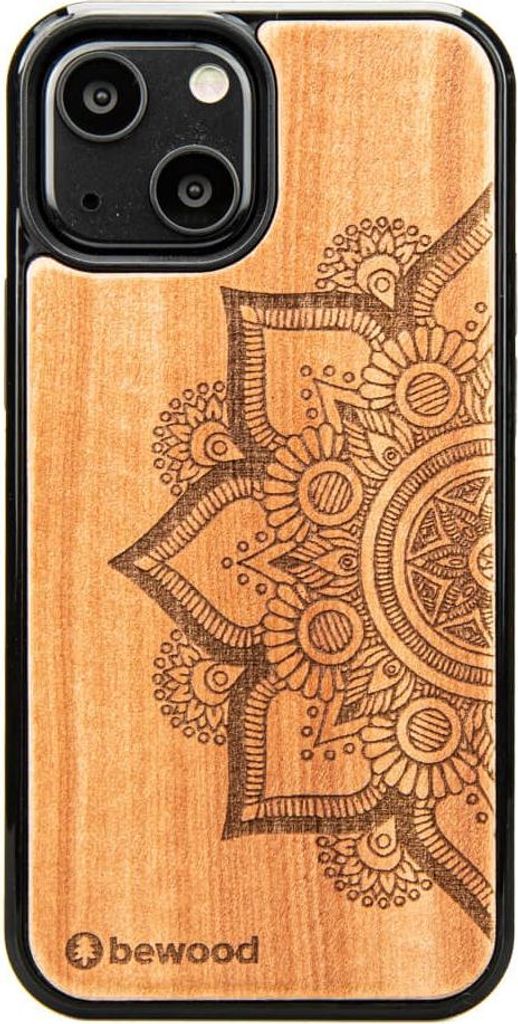 Holzhülle für iPhone 13 Mini MANDALA APFELBAUM