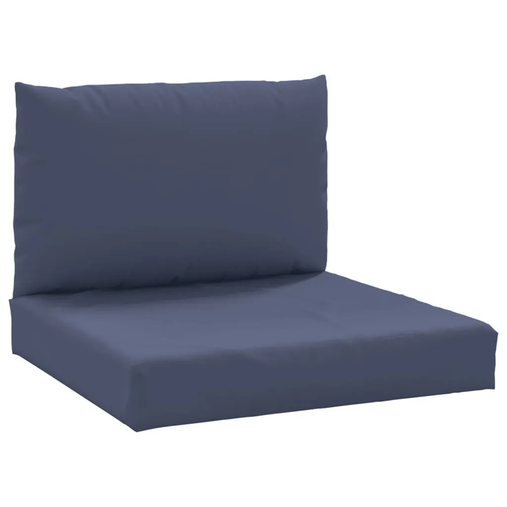 Set 2 Cuscini Blu Navy per Divani Pallet - Resistenti e Morbidi - 2