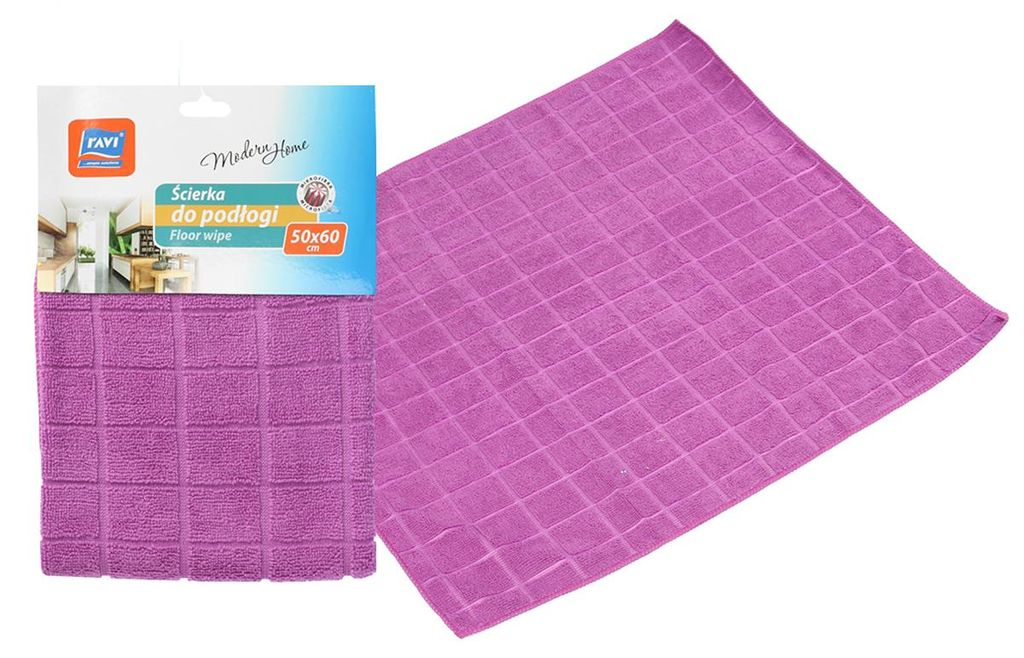 Microvezel dweil voor vloeren, 50x60 cm, absorberend en Productafbeelding 