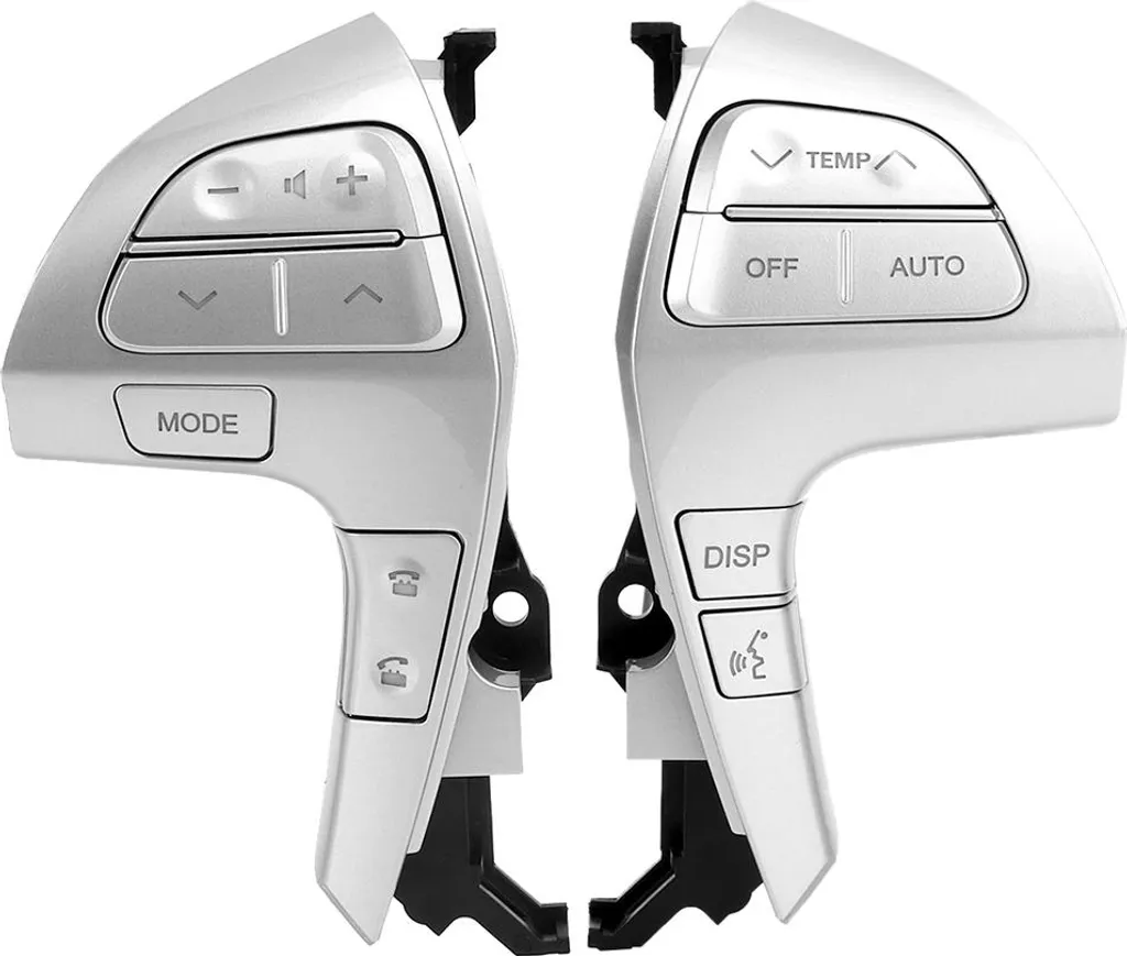 Boutons de volant multifonctions Toyota Camry Highlander - Design Argent - 3