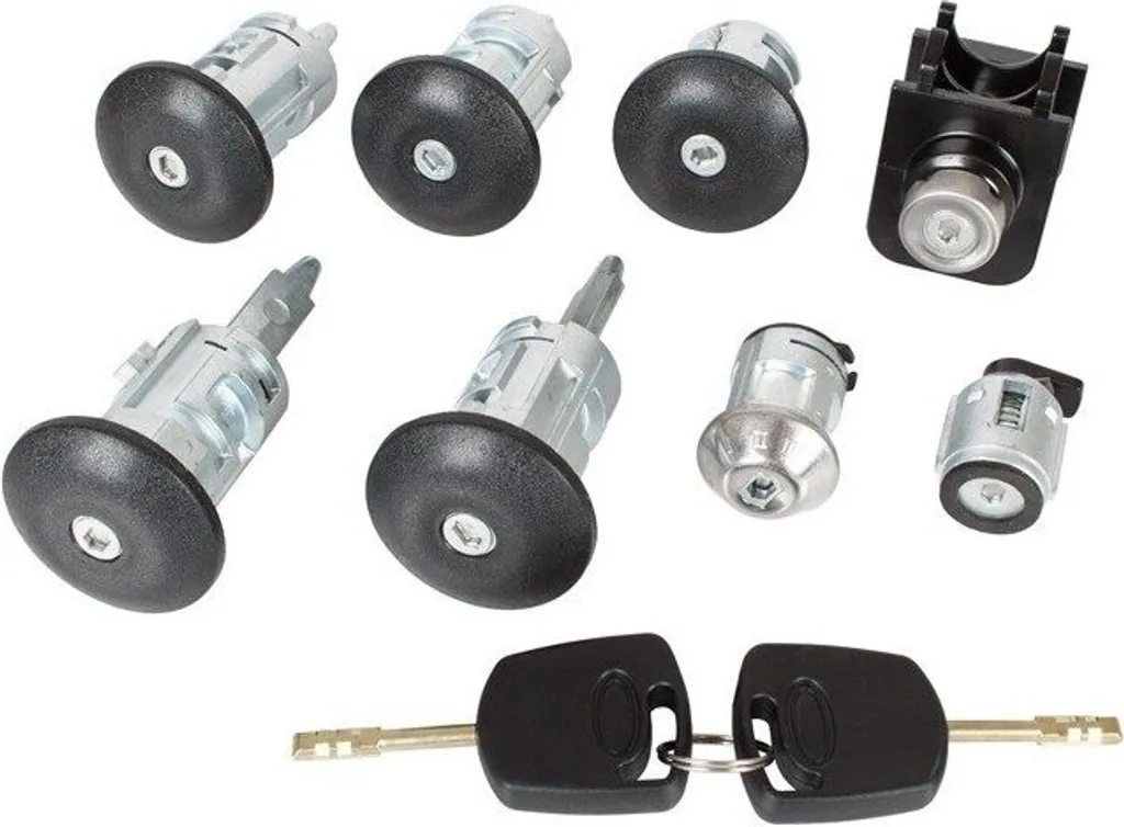 Kit Serrure de Contact et Clés de Porte pour Ford Transit Connect 2002+