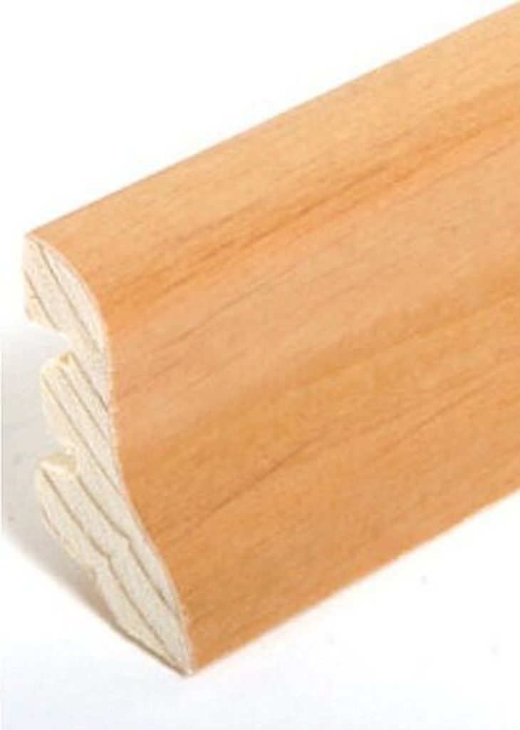Sockelleiste Echtholzfurnier 20 x 40 x 2500 mm Erle Echtholzfurnier Fußleiste furniert by PROVISTON 62.5 Meter | 25 Stück