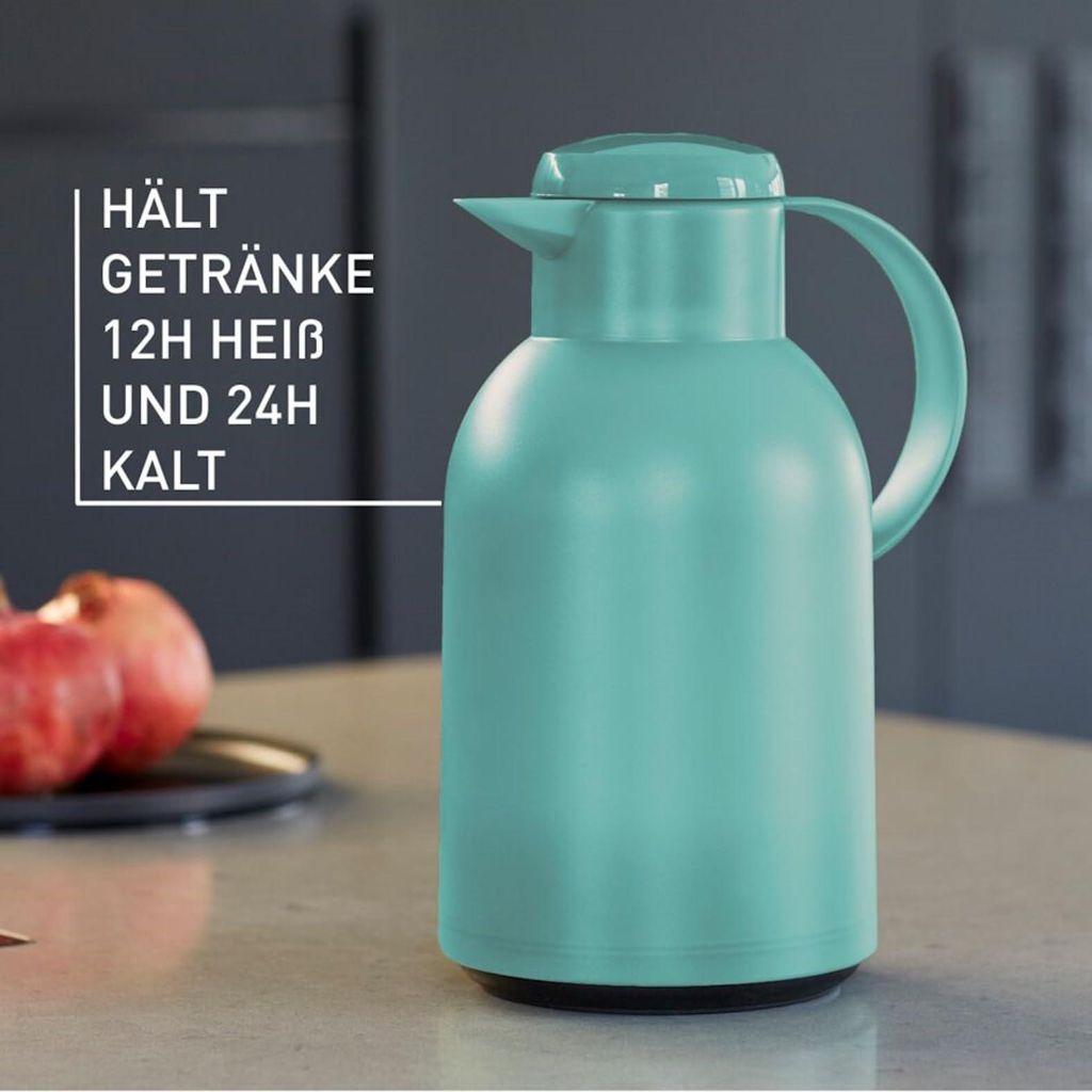 EMSA SAMBA ISOLIERKANNEN, Karaffe, 1,5 l, Grün, Glas