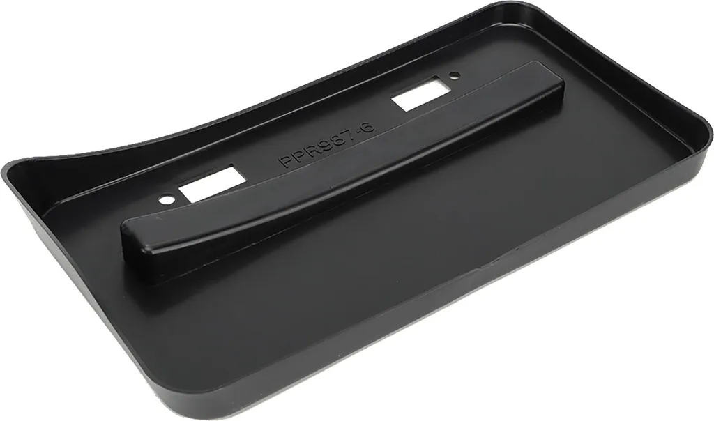 Support de plaque d'immatriculation discret noir mat pour activités