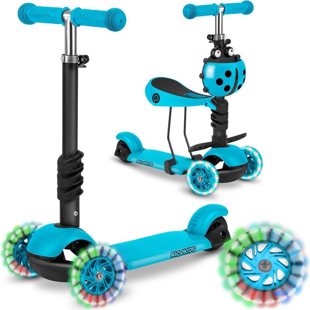Kolobežka Ricokids Buggy - tyrkysová Obrázok produktu 