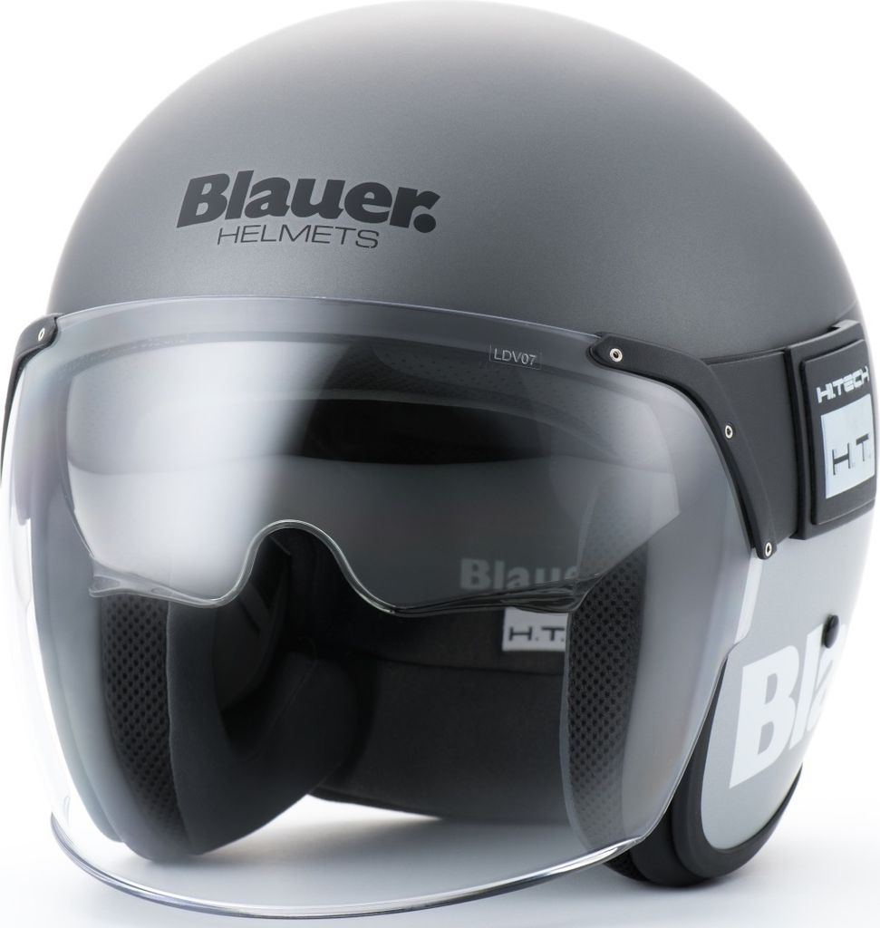 Blauer Pod 06 Jethelm, grau matt, M (56/58)