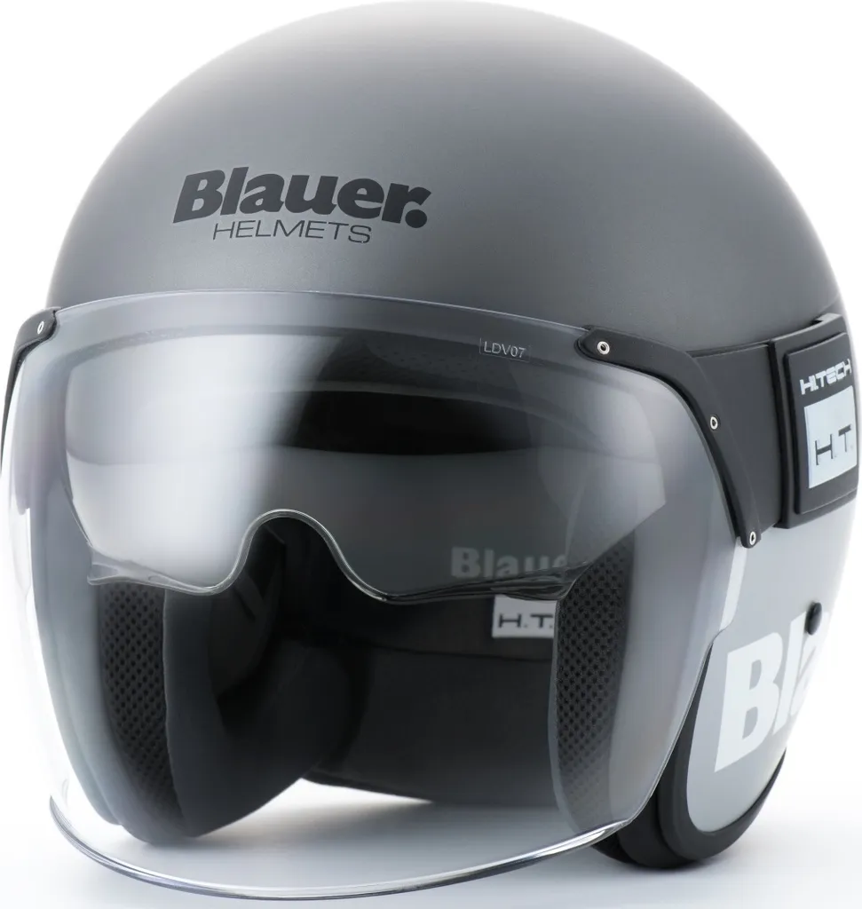 Casque Blauer Pod 06 Gris Mat : Sécurité Intégrale et Silence Taille S