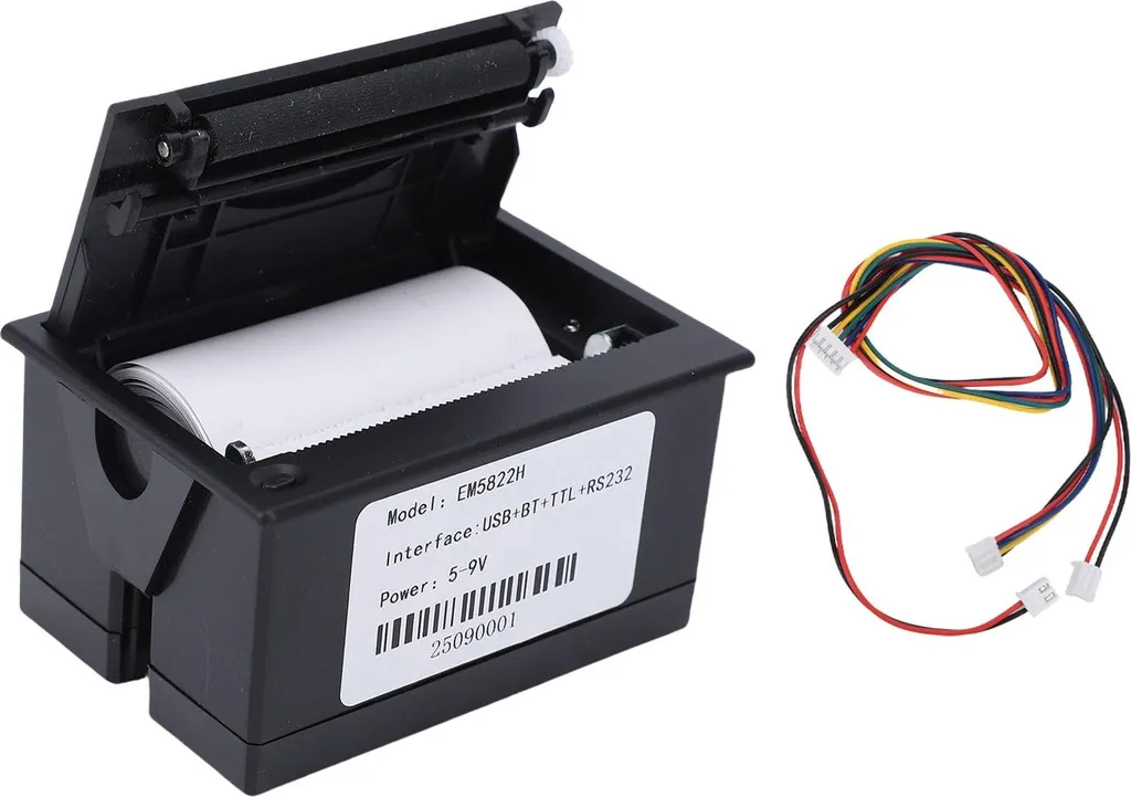 Imprimante thermique intégrée 58mm interface USB TTL RS232 série MCU