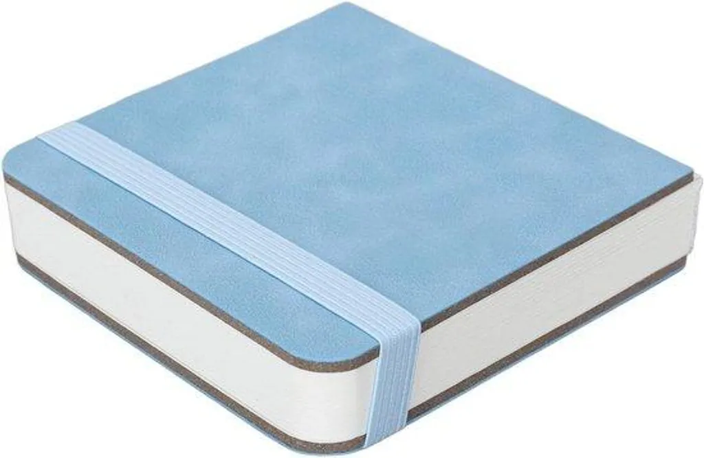 Bloc d'aquarelle de 30 feuilles 10x10 cm bleu pour peinture artistique
