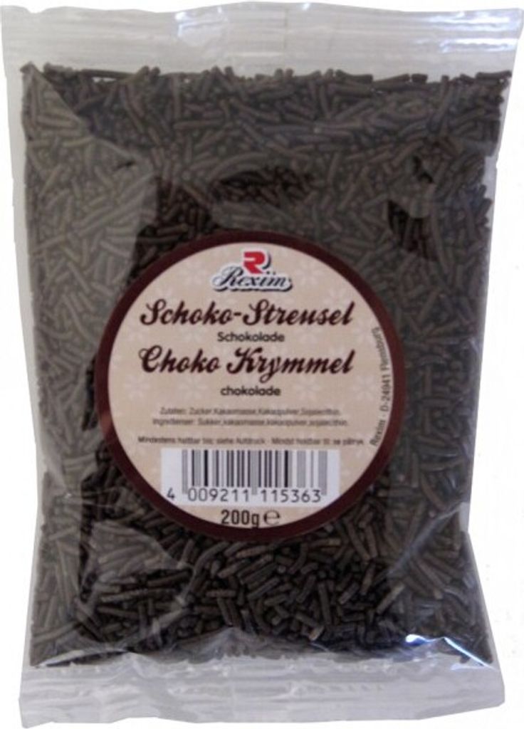 Rexim Schokoladen-Streusel 200 g