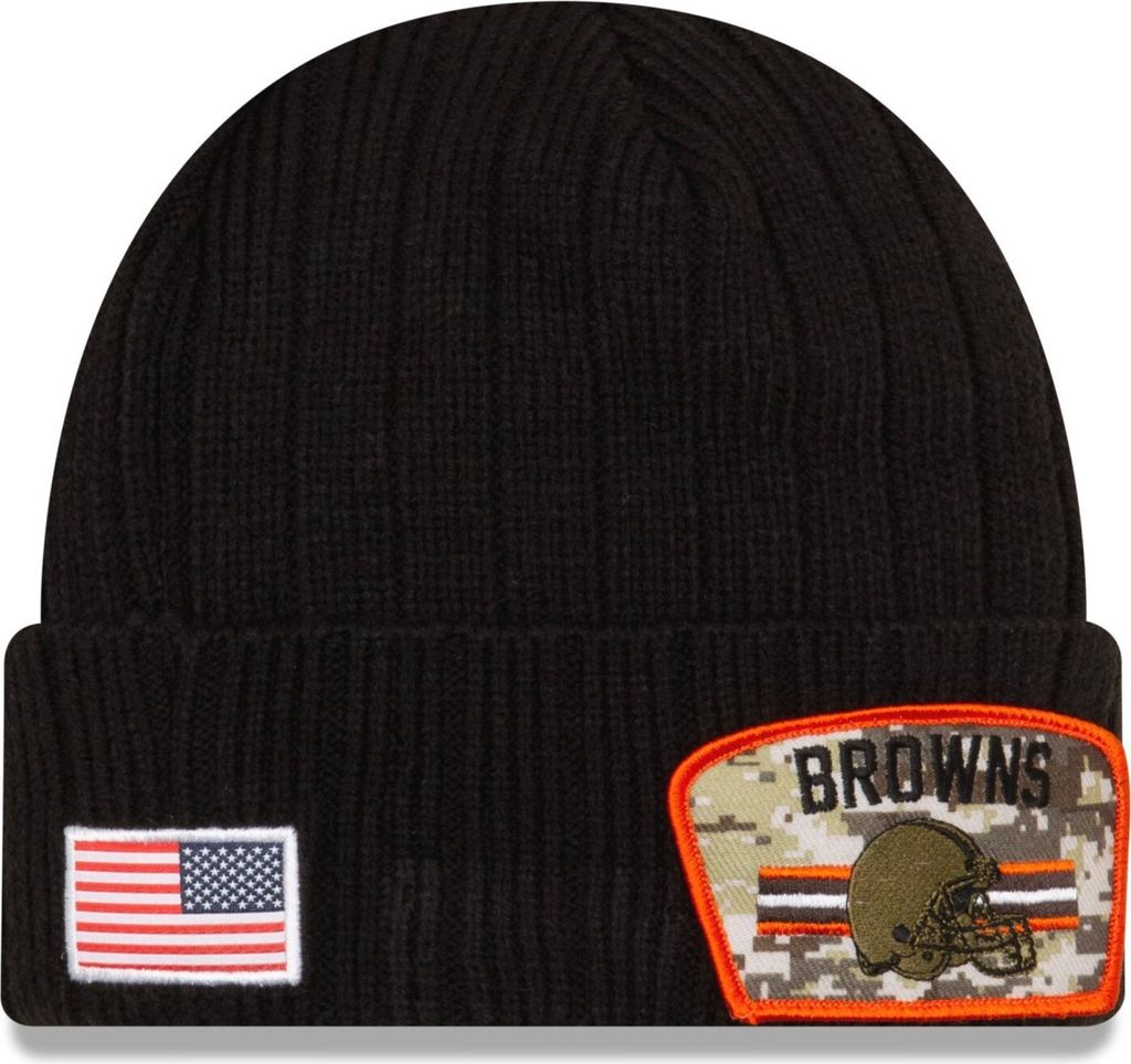 New Era NFL Cleveland Browns Salute To Service Beanie 60182676 - OS