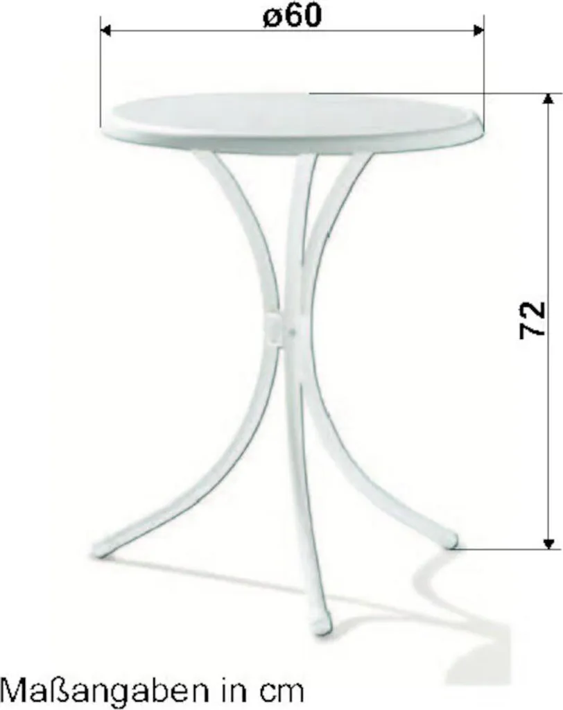 Table de balcon compacte 60 cm Sieger 200/A coloris graphite chic - 4