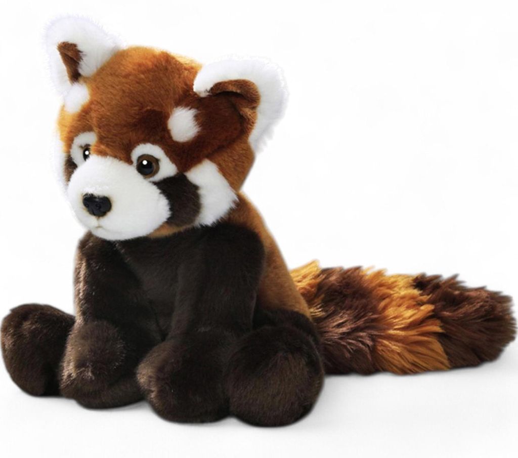 Carl Dick Roter Panda, Katzenbär sitzend ca. 25cm, ca. 37cm Produktbild 