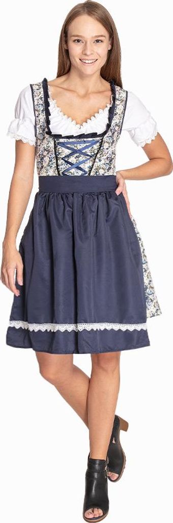 M MP-6|Dirndl Damen -Kostüm MIESEPETER® blau Produktbild 