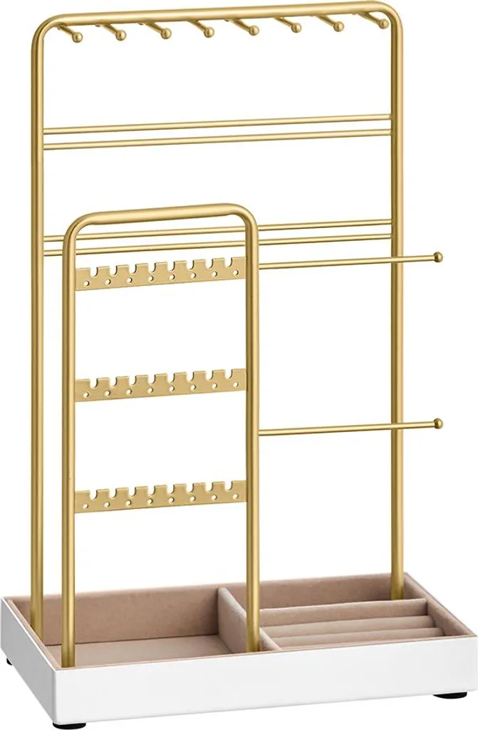 Présentoir à bijoux métal doré - Arbre porte-bijoux, idée cadeau chic