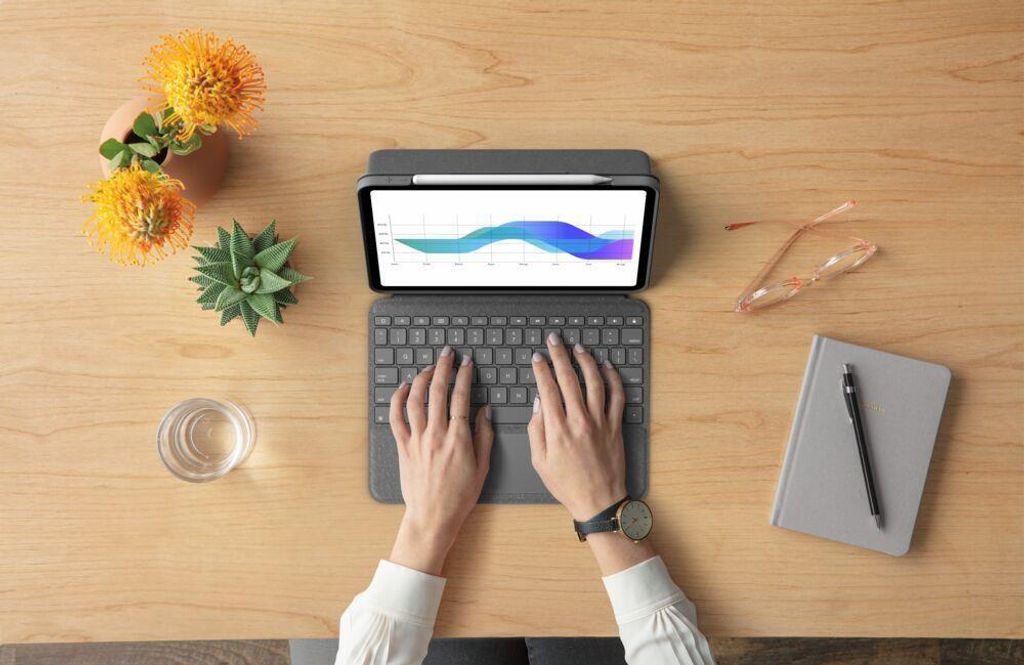 Logitech Folio Touch graphite für iPad Pro 11  (1. und 2. Produktbild 19
