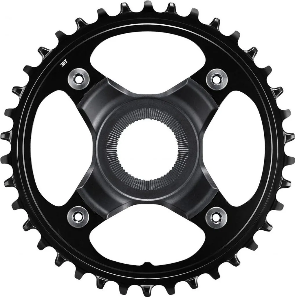 Couronne de pédalier Shimano SM-CRE80 38T pour vélo électrique E8000