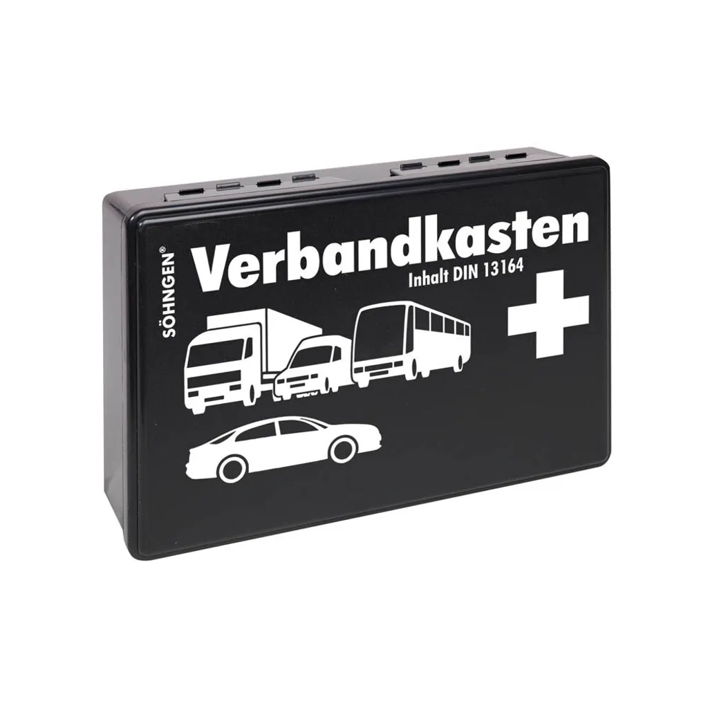 SÖHNGEN 3004002 Cassetta di pronto soccorso KFZ KU DIN 13164 nero