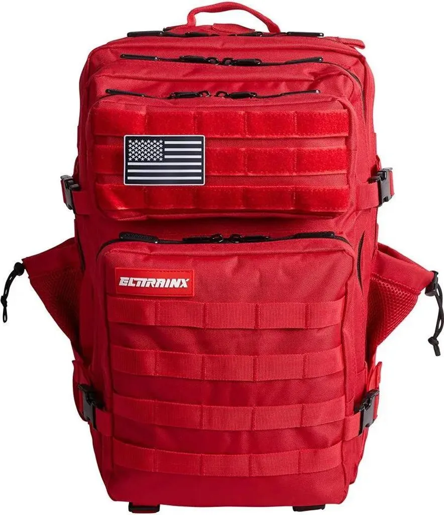 Sac à dos militaire 45L rouge Elitex Training V1 Fitness et Outdoor