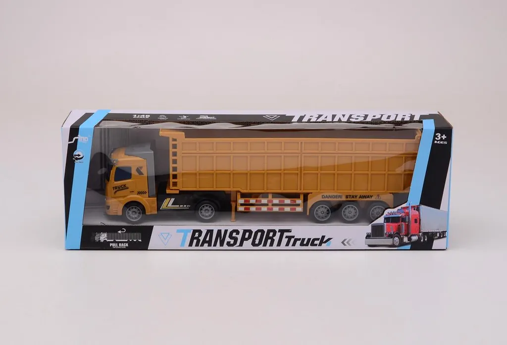 Jouet camion de transport pour circuit de voiture enfant 31cm 1:48