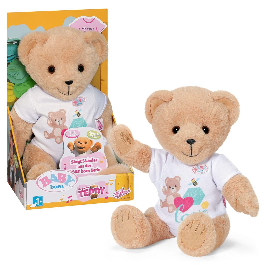 BABY Born Singender Teddy mit Soundfunktion Produktbild 
