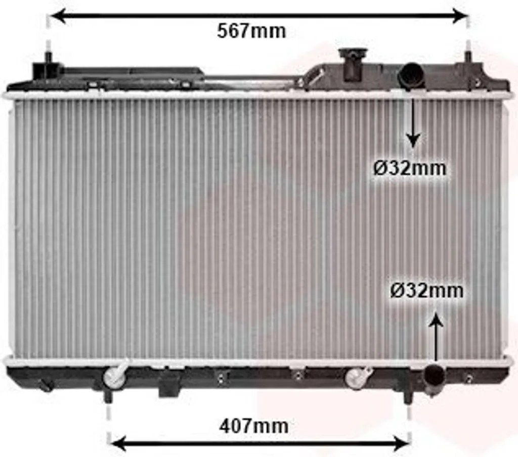 Affare Radiatore Honda CR-V VAN Wezel 25002104 - Qualità a Prezzo Outlet