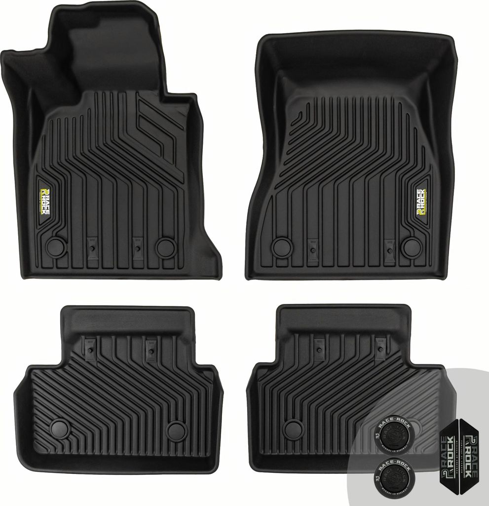FROGUM Race Rock Autofussmatten 2in1 TPE + Velours für BMW 5er G60 ab 2023