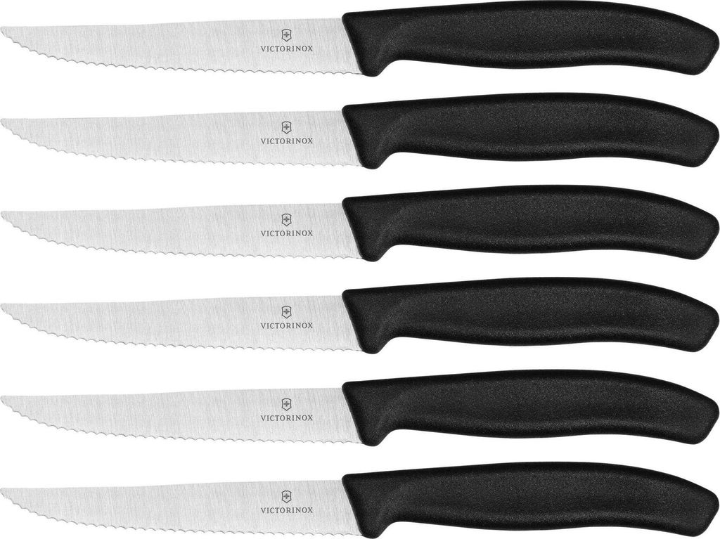 Sada steakových nožů Victorinox Swiss Classic 6 kusů černá Obrázek produktu 