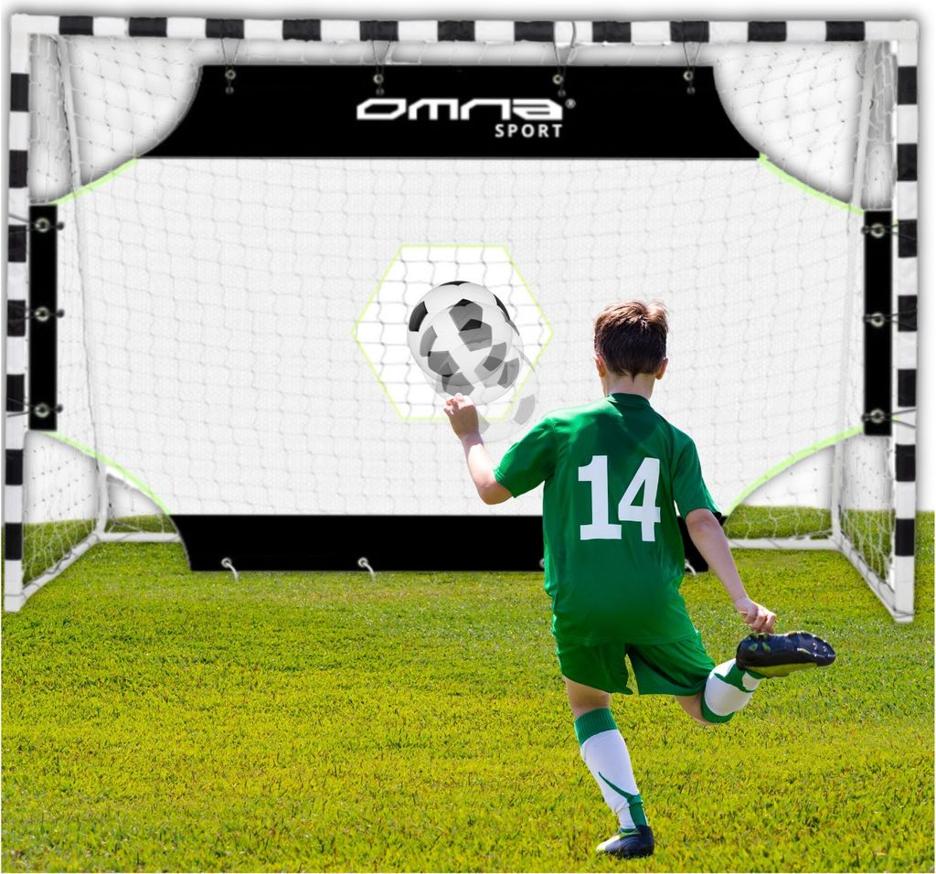 OMNA | Zielscheibe für Fußballtore 300 x 200 cm - Schwarz - Produktbild 