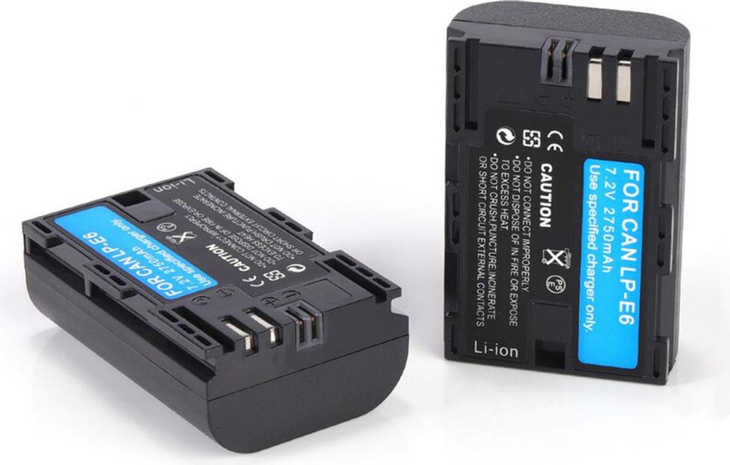 (2 kusy) Baterie do fotoaparátu LPE6 2750mAh Lithium Ion Obrázek produktu 5