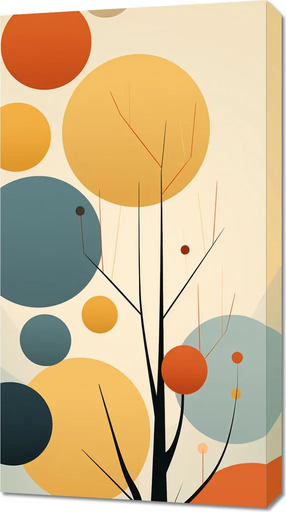Tableau d'Automne 50 x 90 cm pour Ambiance Chaleureuse et Cocooning