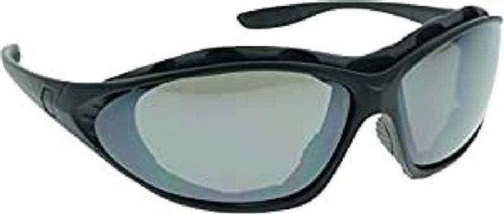 Ski-Schutzbrille für Erwachsene - Wintersport - Sonnenbrille mit Wechsellemat - ein Größe - matte schwarze Optik