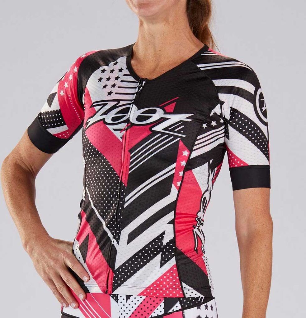 Zoot Ltd Ss Aero Kurzarmtriathlon-trikot Grau L Frau Grau L