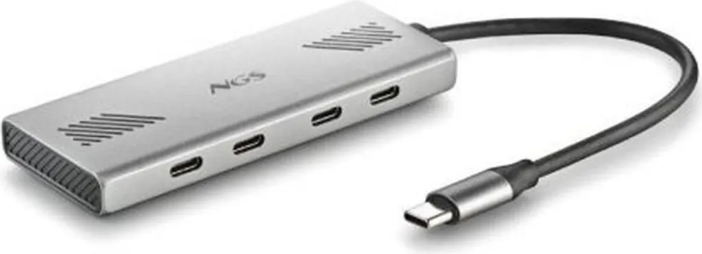 Multiprise USB Type C NGS WONDER4C avec 4 Ports USB 3.0 pour PC et Mac